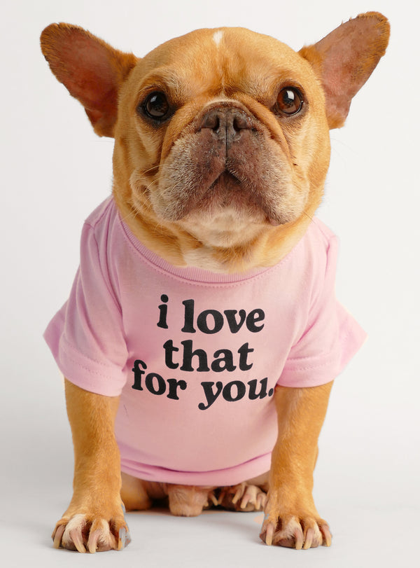 I Love Bill Collector Dog T-Shirt | CafePress