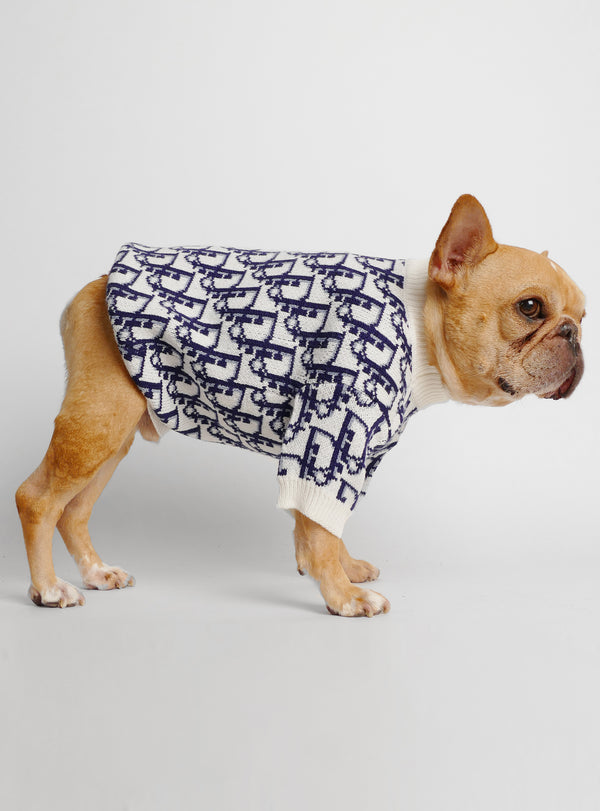 Dior dog hot sale sweater