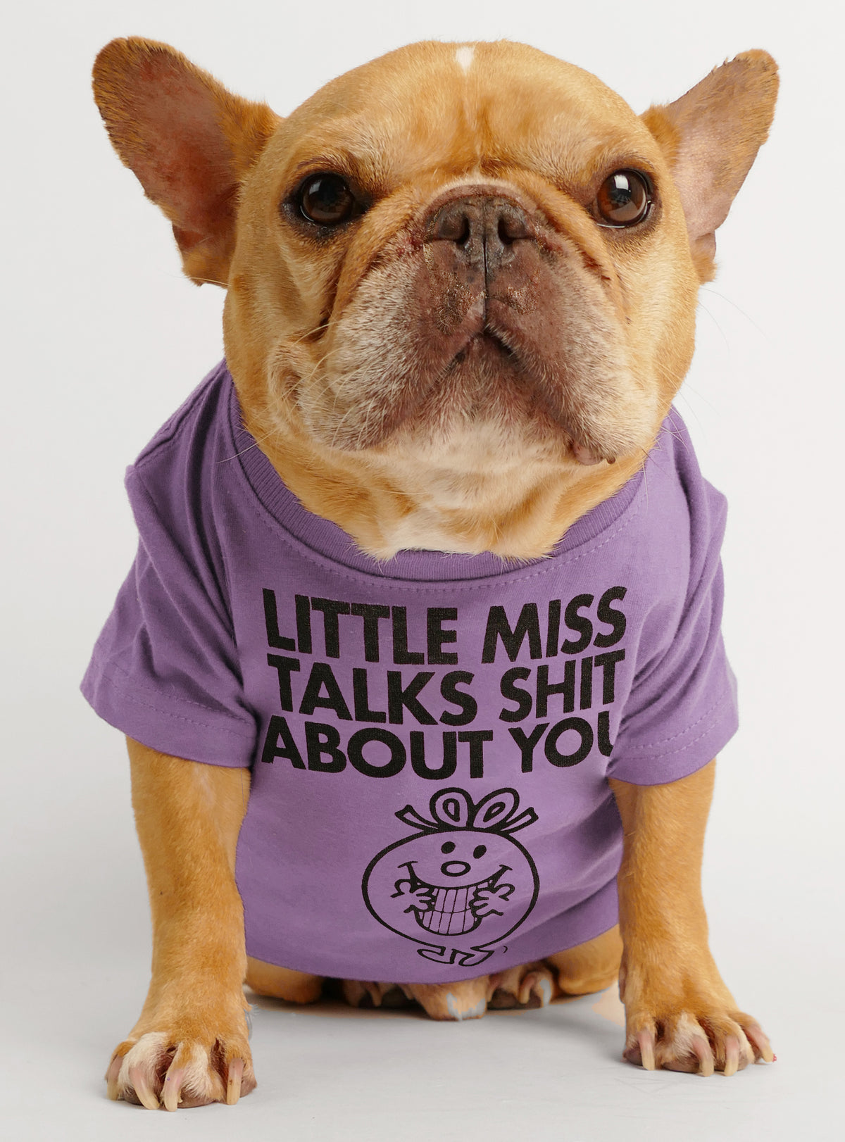 Little Miss Talks About You Dog Tee