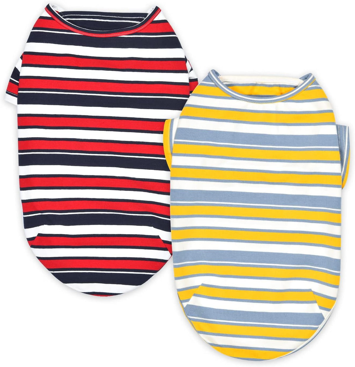 The Beach House Striped (2-Pack) Dog Tee