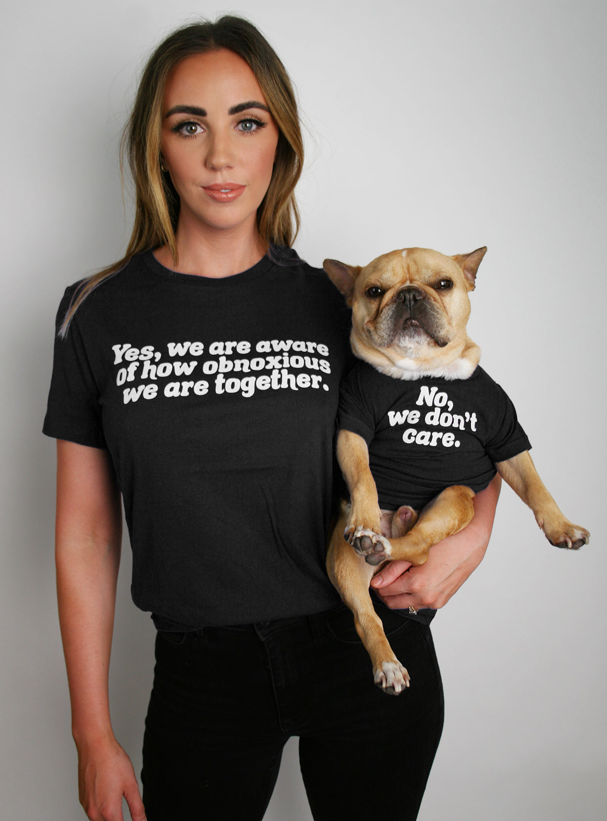 No, We Don&#39;t Care Dog Tee
