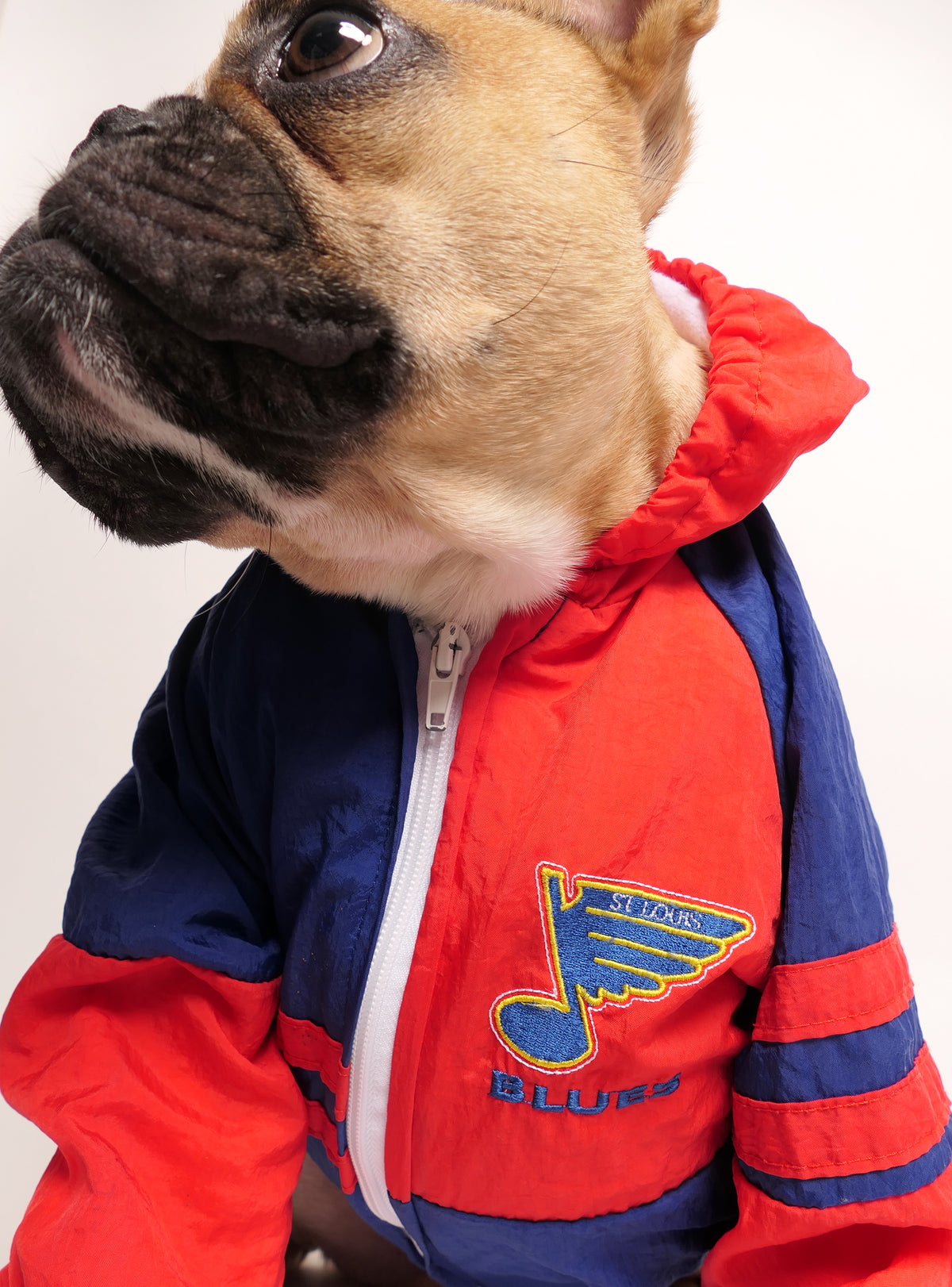 Vintage St. Louis Blues Hooded Jacket