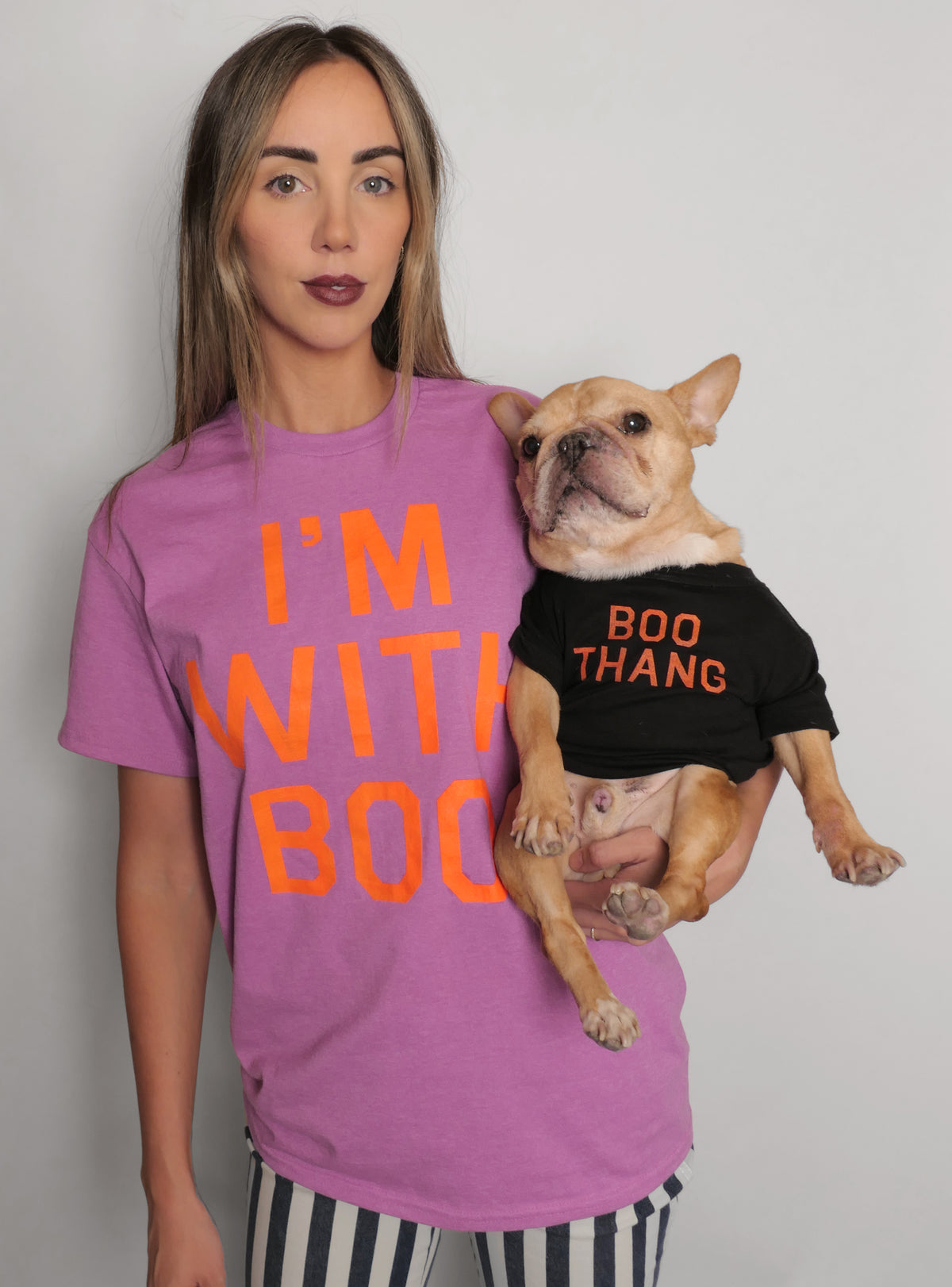 I&#39;m With Boo + Boo Thang Matching T-Shirt Set