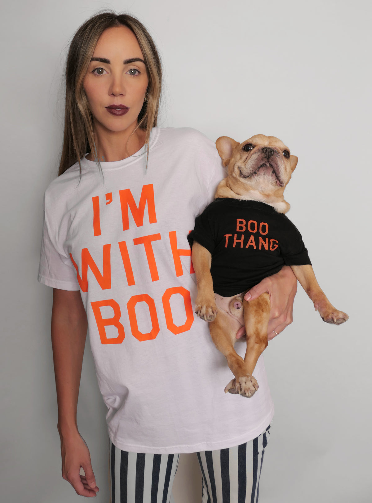 I&#39;m With Boo + Boo Thang Matching T-Shirt Set