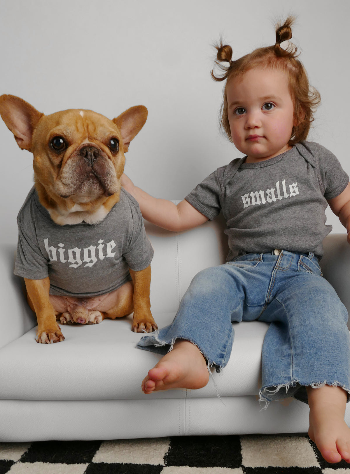 Biggie + Smalls (2-Pack) Baby + Dog Set