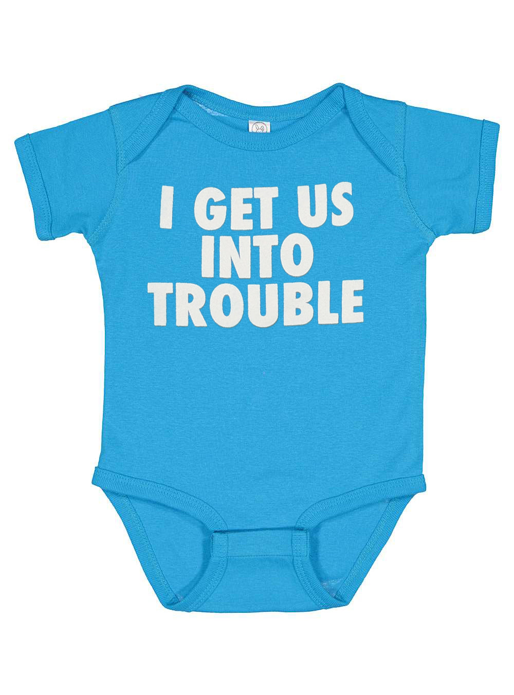 I Get Us Into + Out of Trouble (2-Pack) Baby + Dog Set