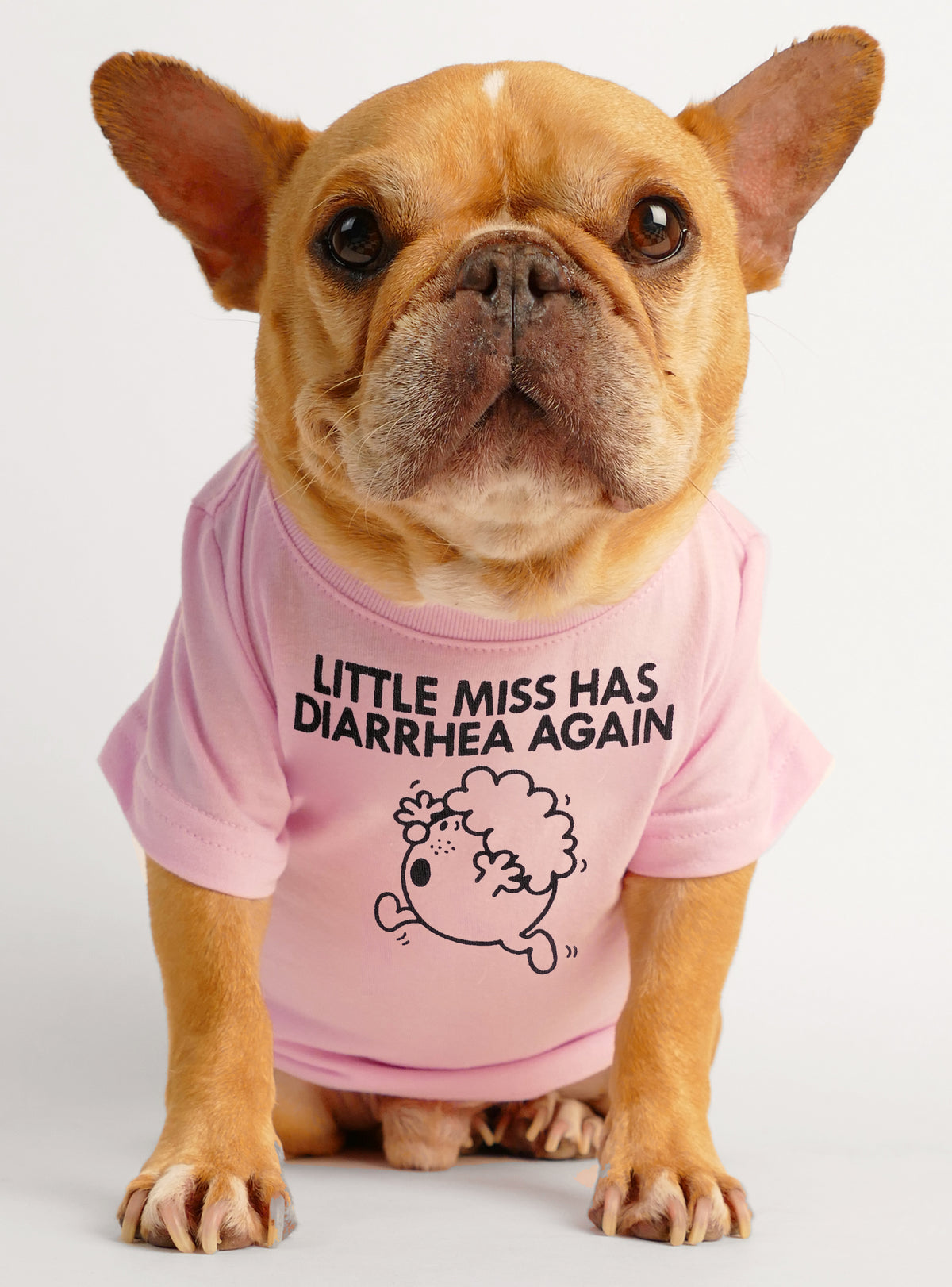 Little Miss Has Diarrhea Again Dog Tee