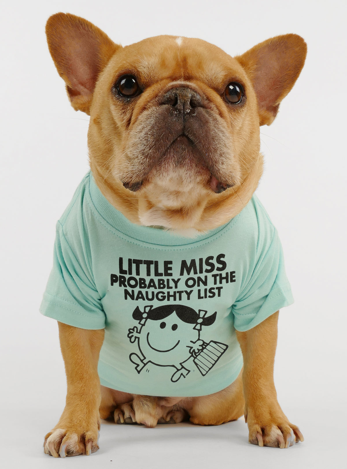Little Miss Naughty List Dog Tee