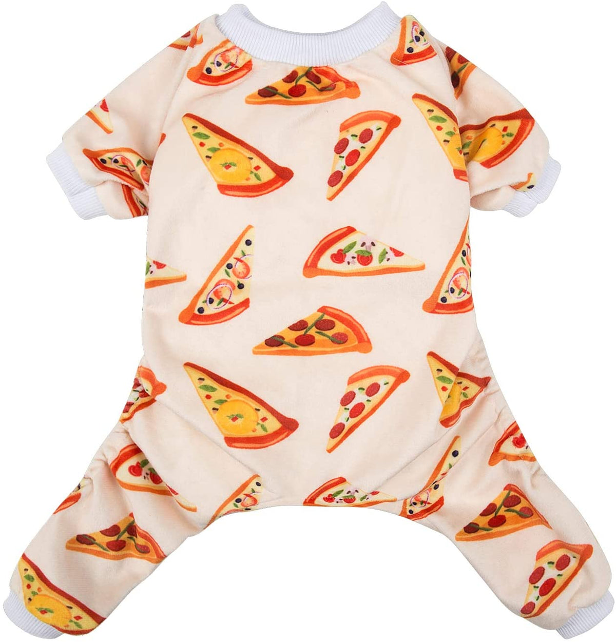 Pizza Party Dog Pajama Jumpsuit