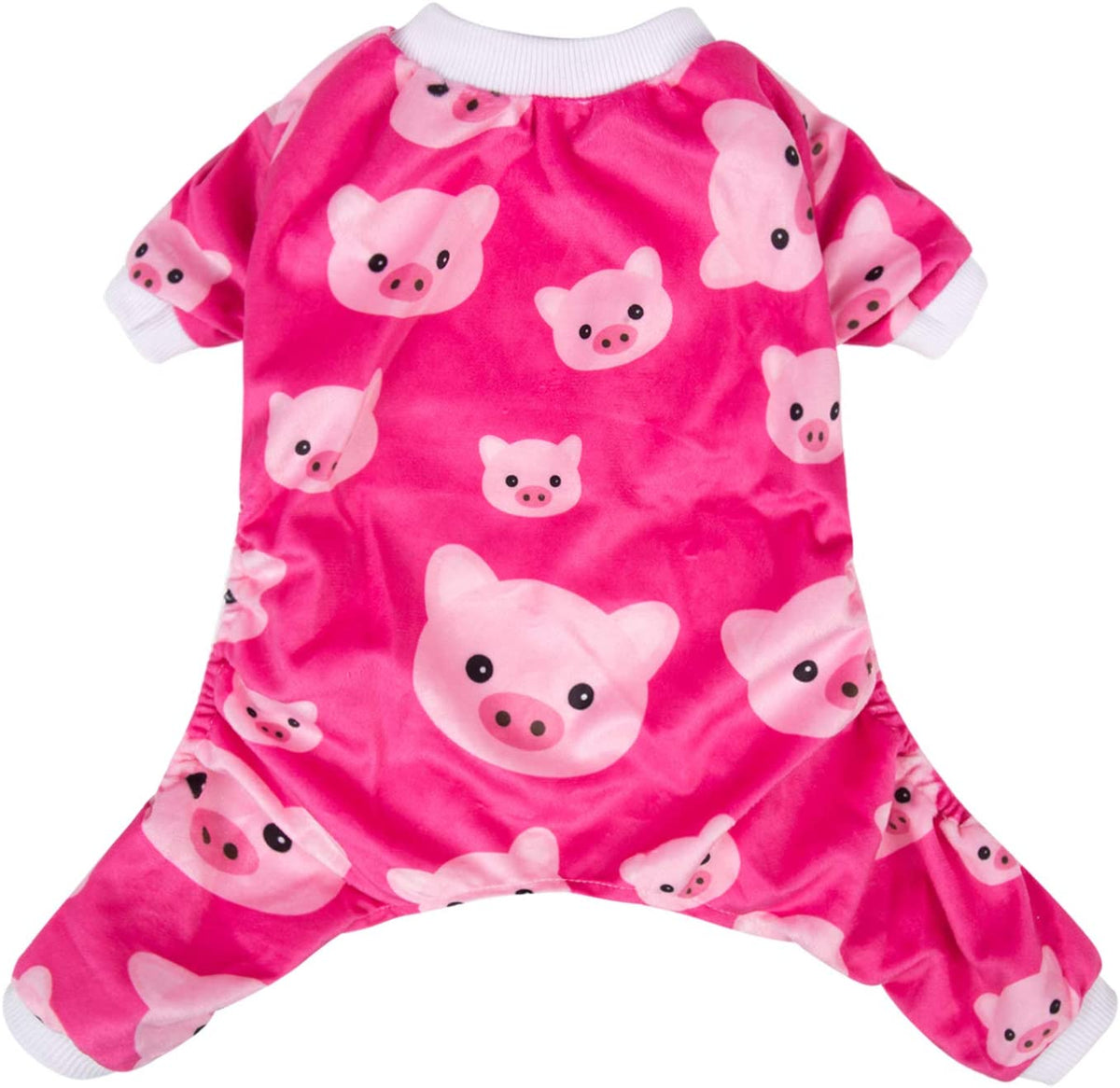Pink Piggy Dog Pajama Jumpsuit