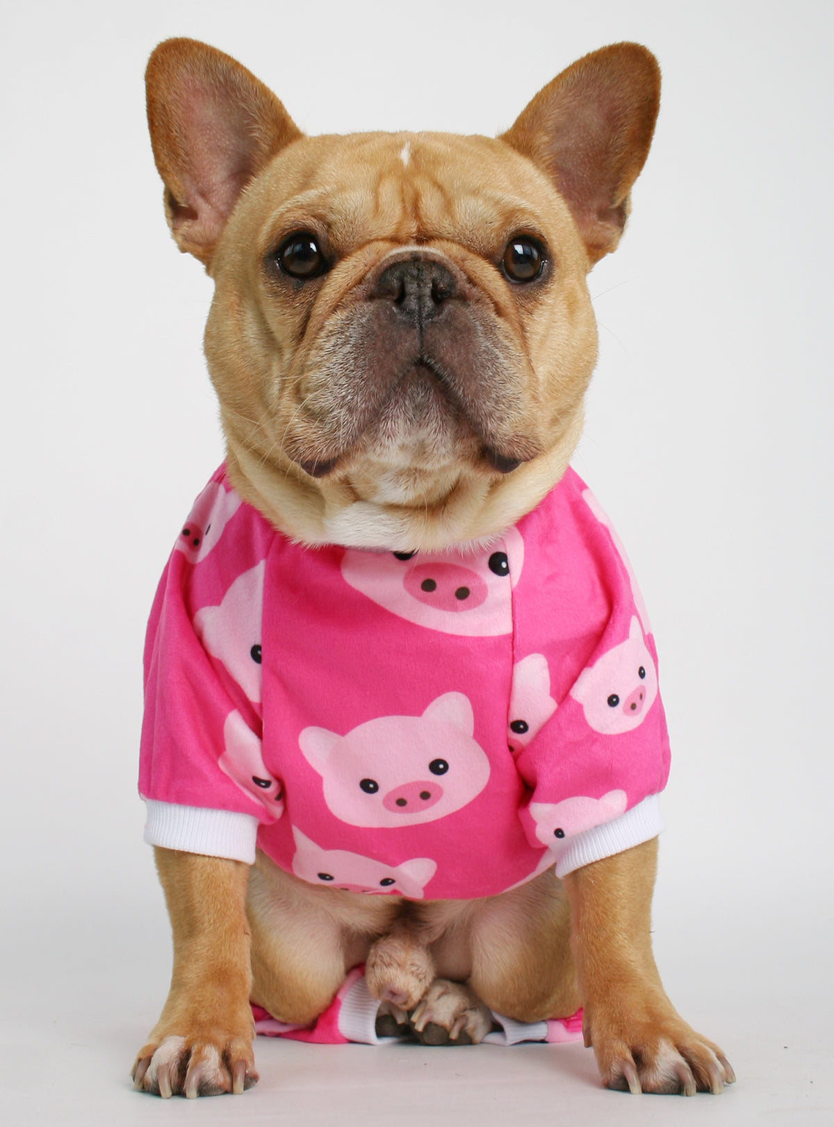 Pink Piggy Dog Pajama Jumpsuit