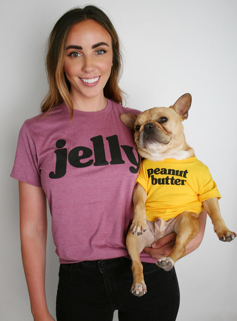 Peanut Butter + Jelly Matching TShirt Set Club Huey