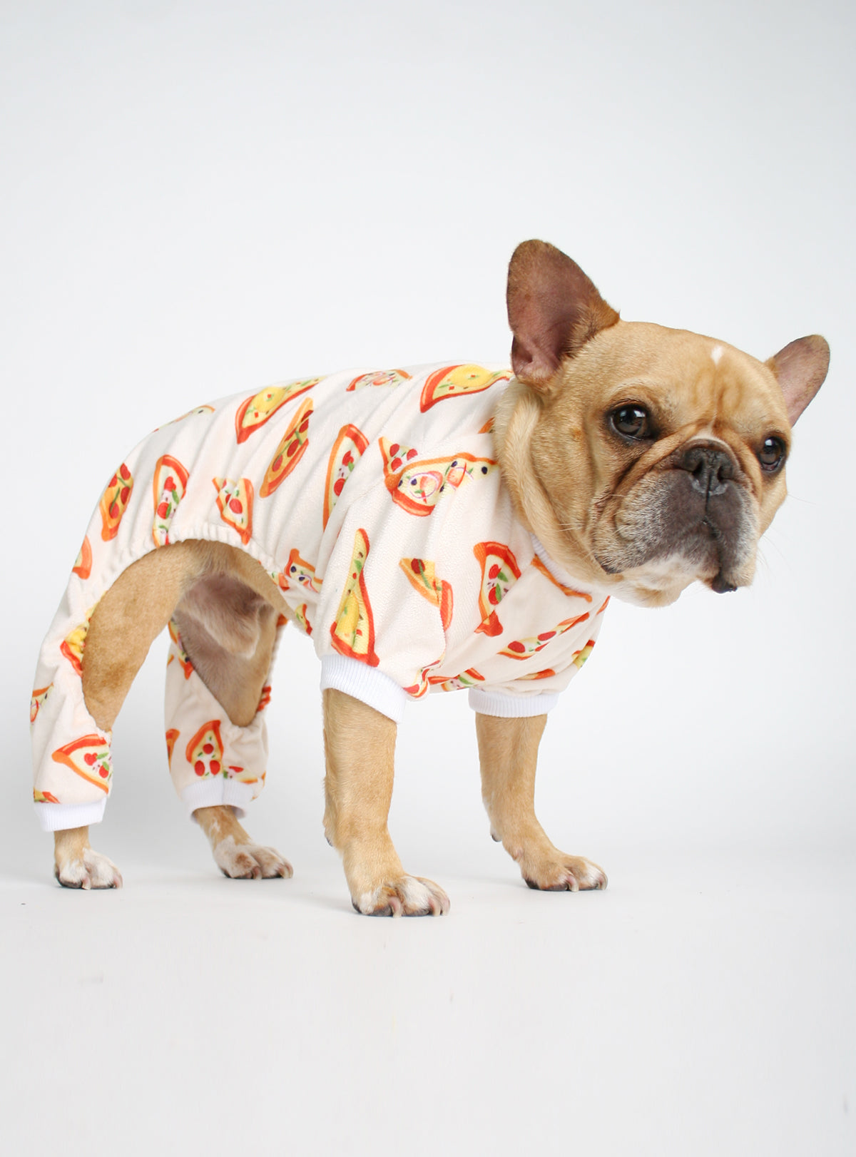 Pizza Party Dog Pajama Jumpsuit