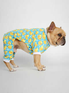 Rubber Duckie Dog Pajama Jumpsuit - Club Huey