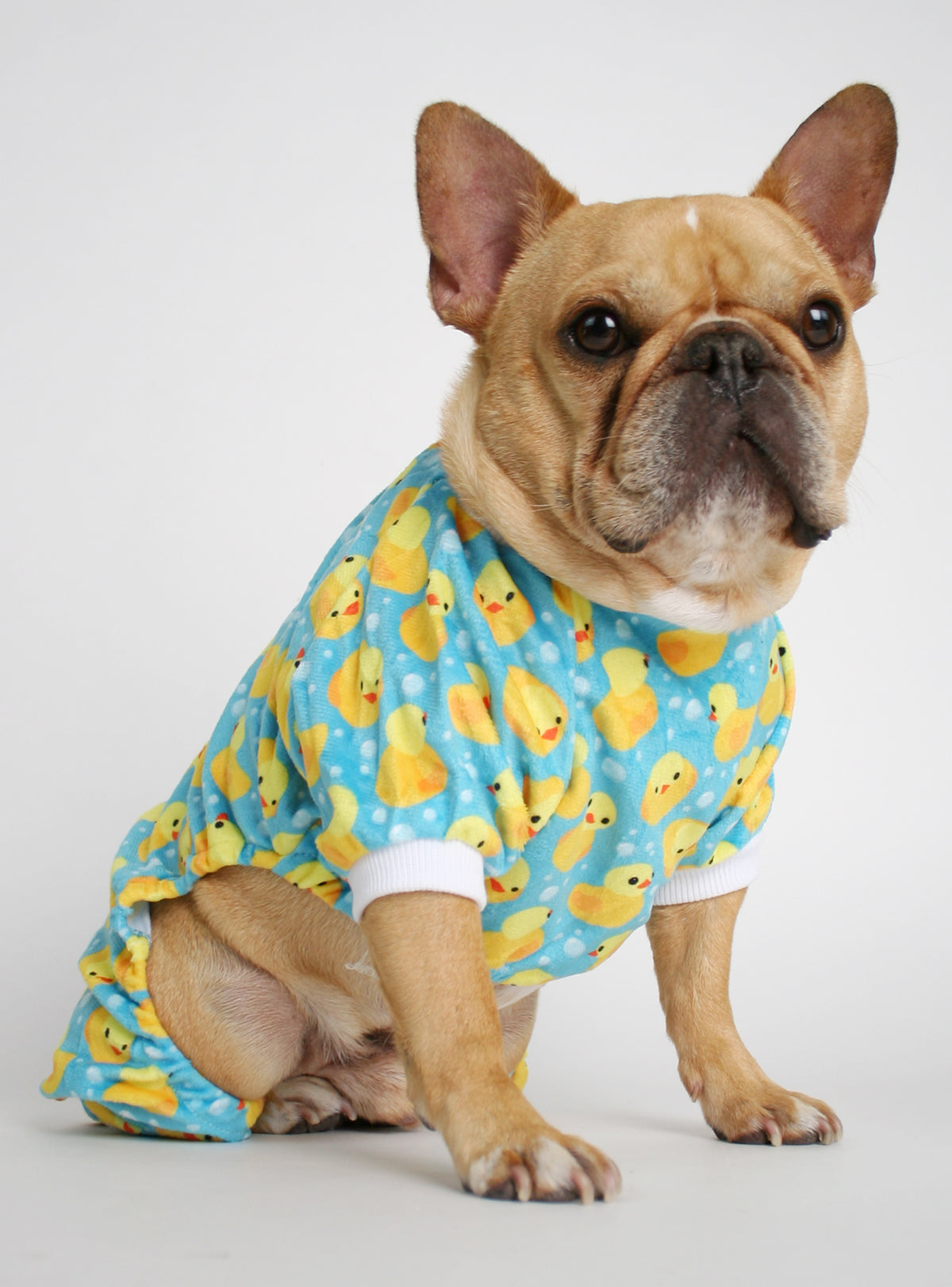 Rubber Duckie Dog Pajama Jumpsuit