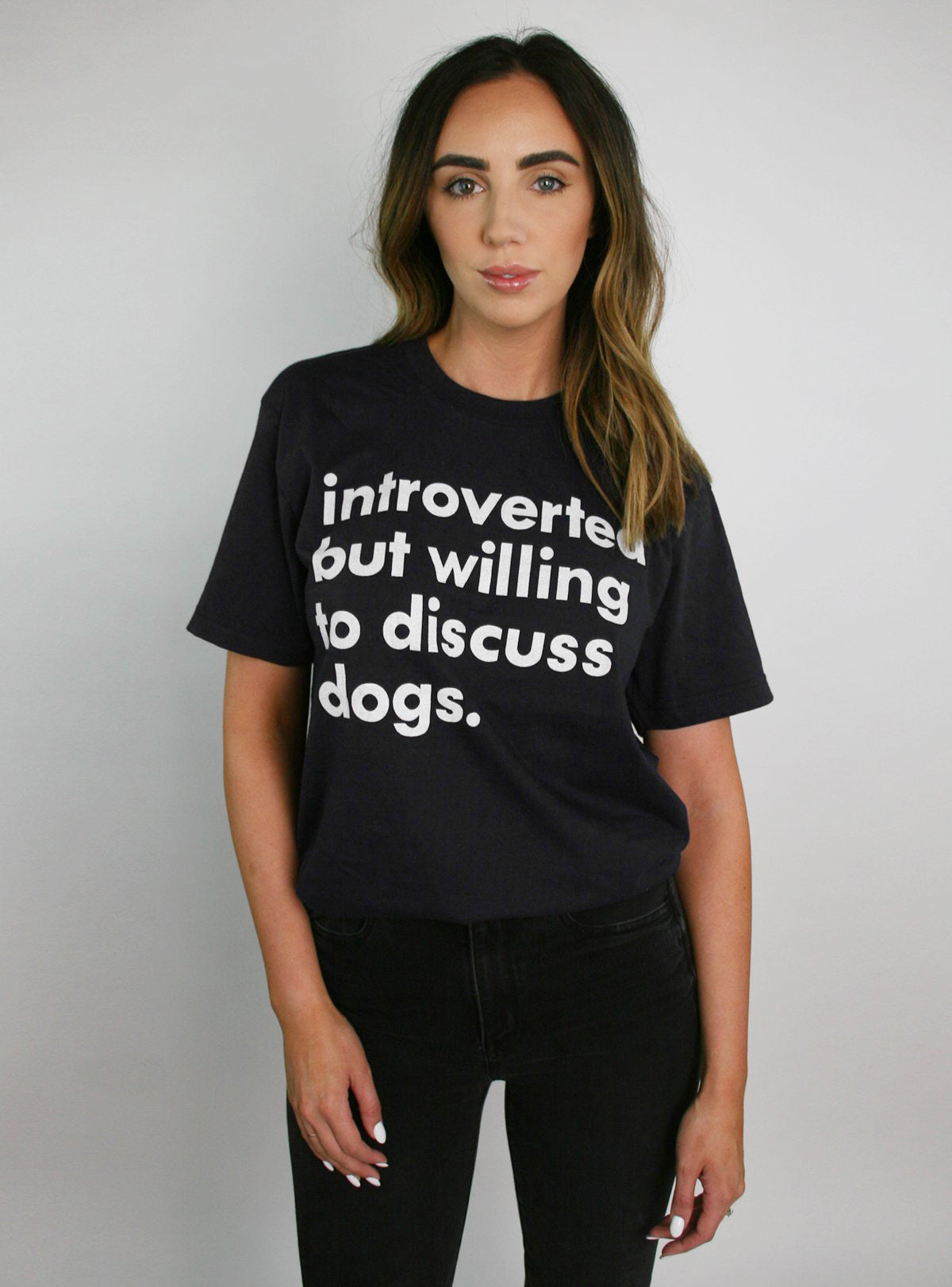 Willing to Discuss Dogs Tee Shirt