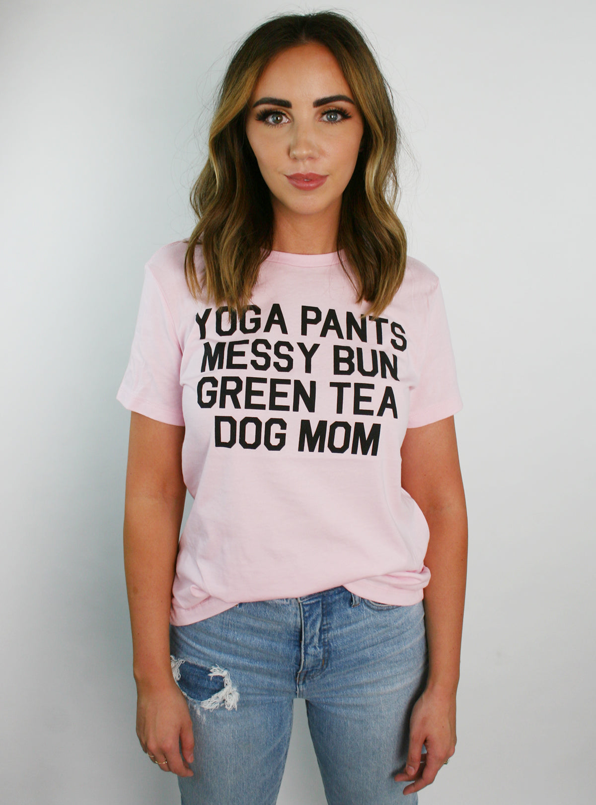 Yoga Pants Dog Mom Tee