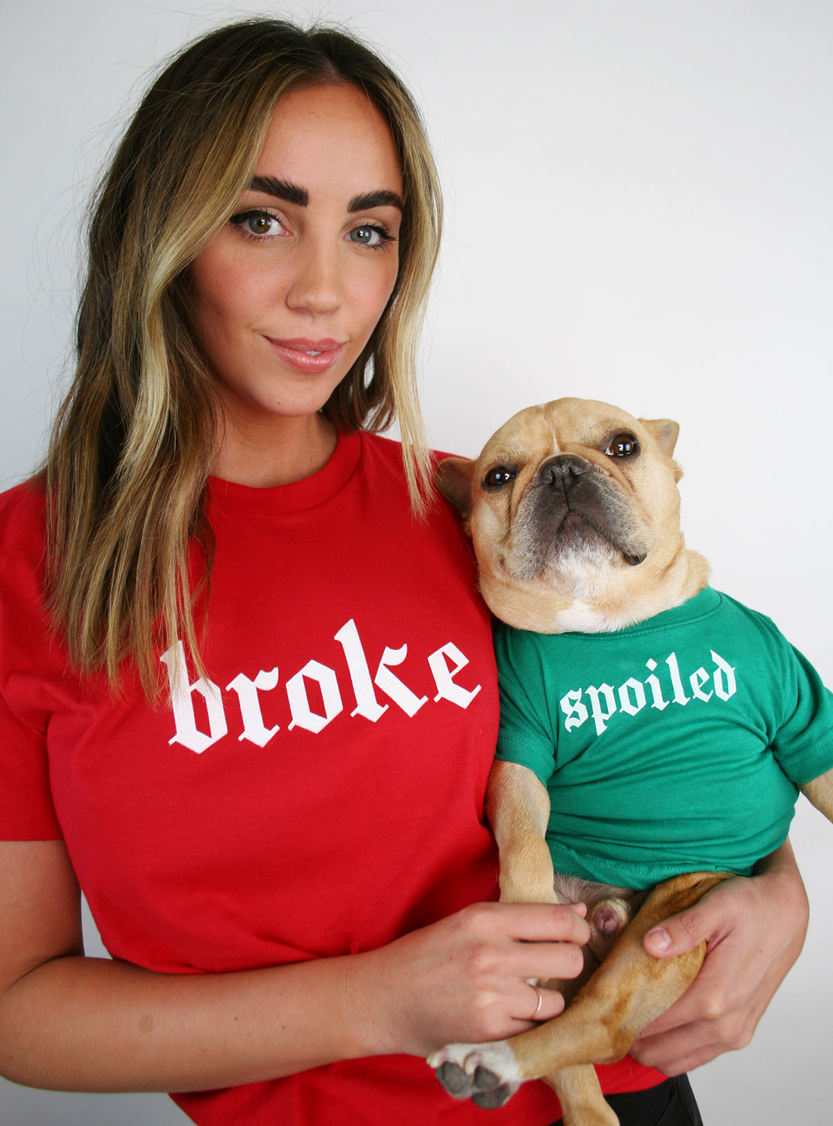Broke + Spoiled Matching T-Shirt Set
