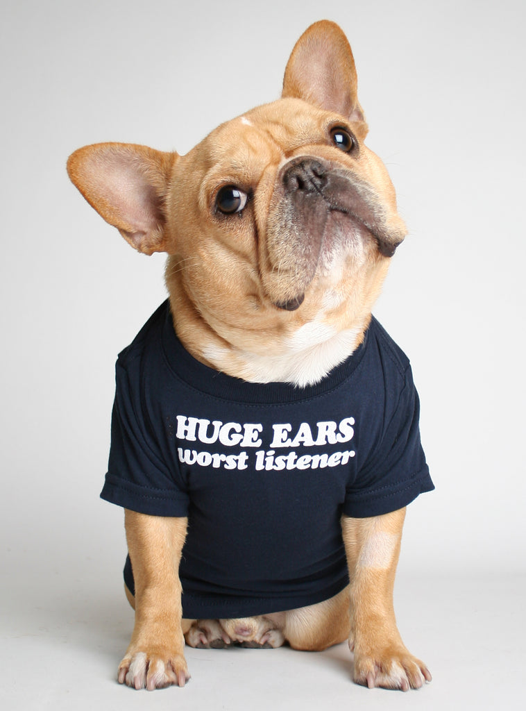 Huge Ears Worst Listener Dog Tee - Club Huey