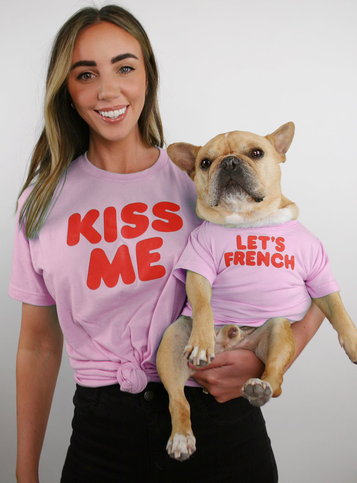 Kiss Me Matching T-Shirt Set