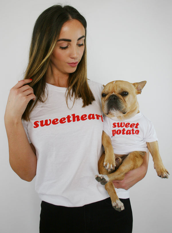 Sweetheart + Sweet Potato Matching T-Shirt Set - Club Huey