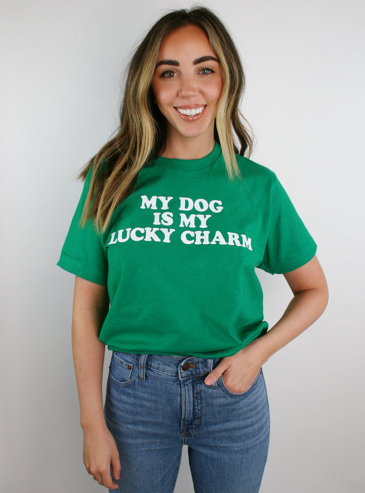 Mom&#39;s Lucky Charm Matching T-Shirt Set