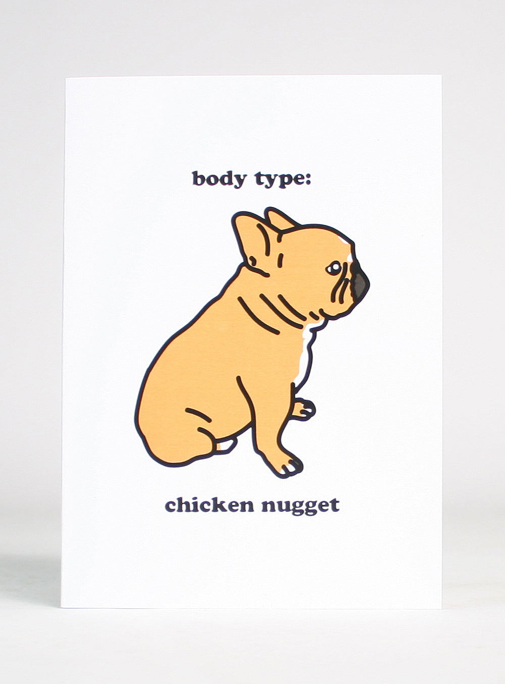 BODY TYPE GREETING CARD