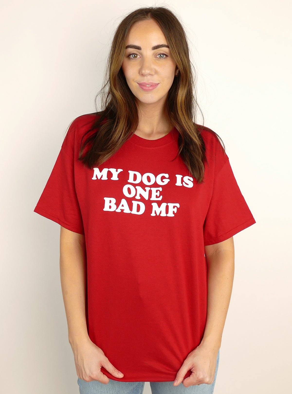 My Dog Is One Bad MF Matching T-Shirt Set
