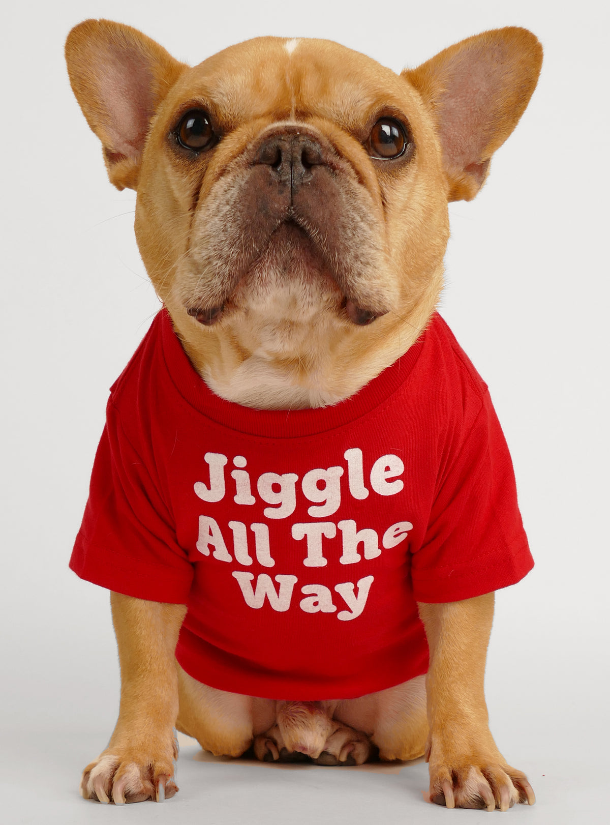 Jiggle All The Way Dog Tee