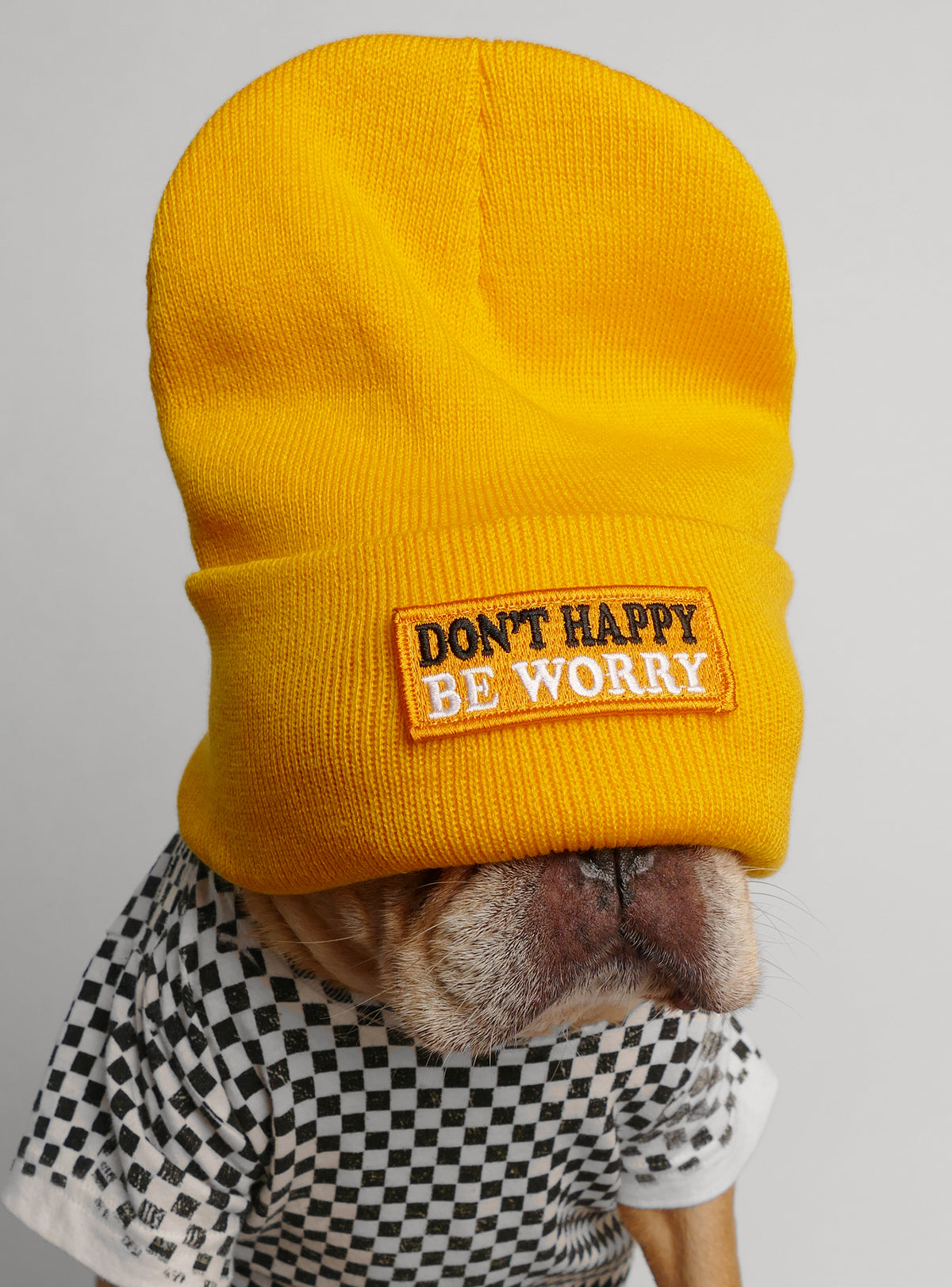 Don&#39;t Happy Be Worry Beanie