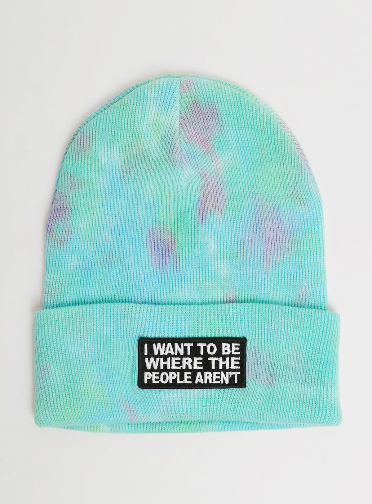 Where The People Aren&#39;t Tie Dye Beanie