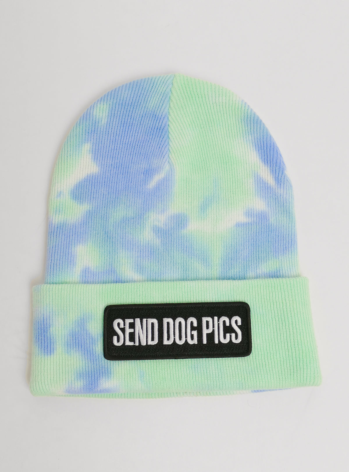 Send Dog Pics Tie Dye Beanie