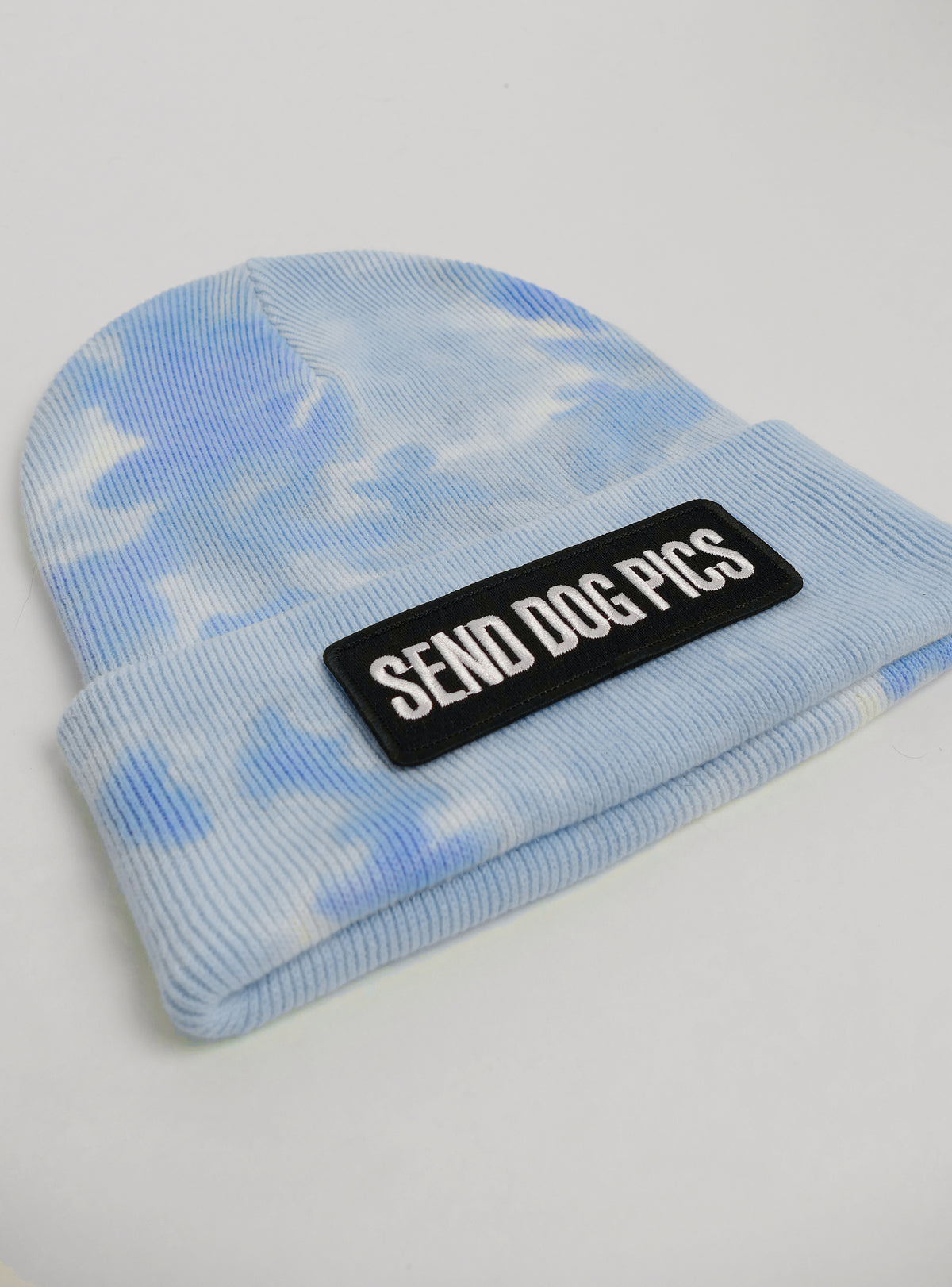 Send Dog Pics Tie Dye Beanie