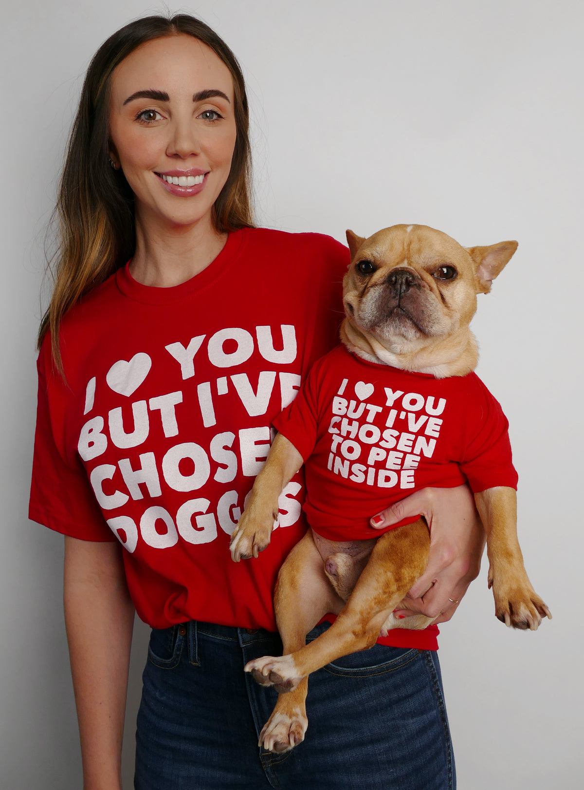 I Love You But I&#39;ve Chosen To Pee Inside Dog Tee