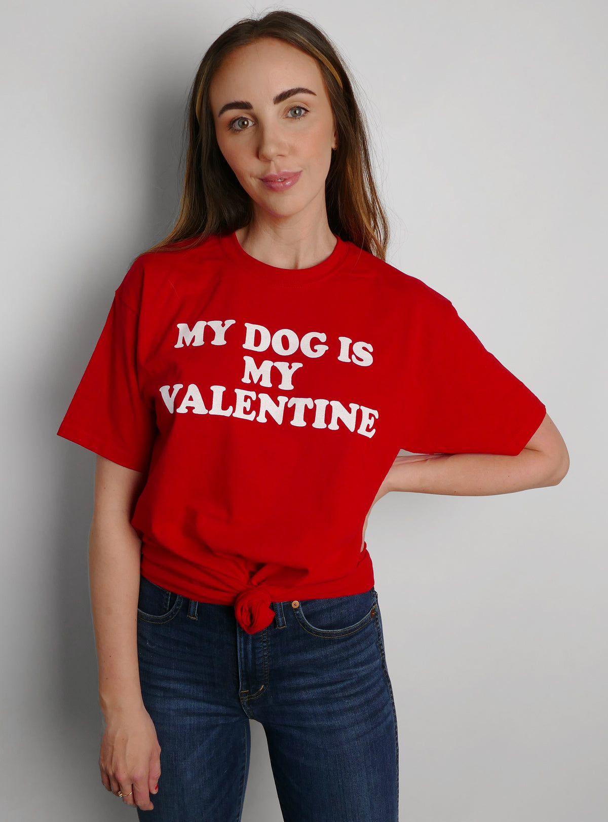 My Dog Is My Valentine Matching T-Shirt Set