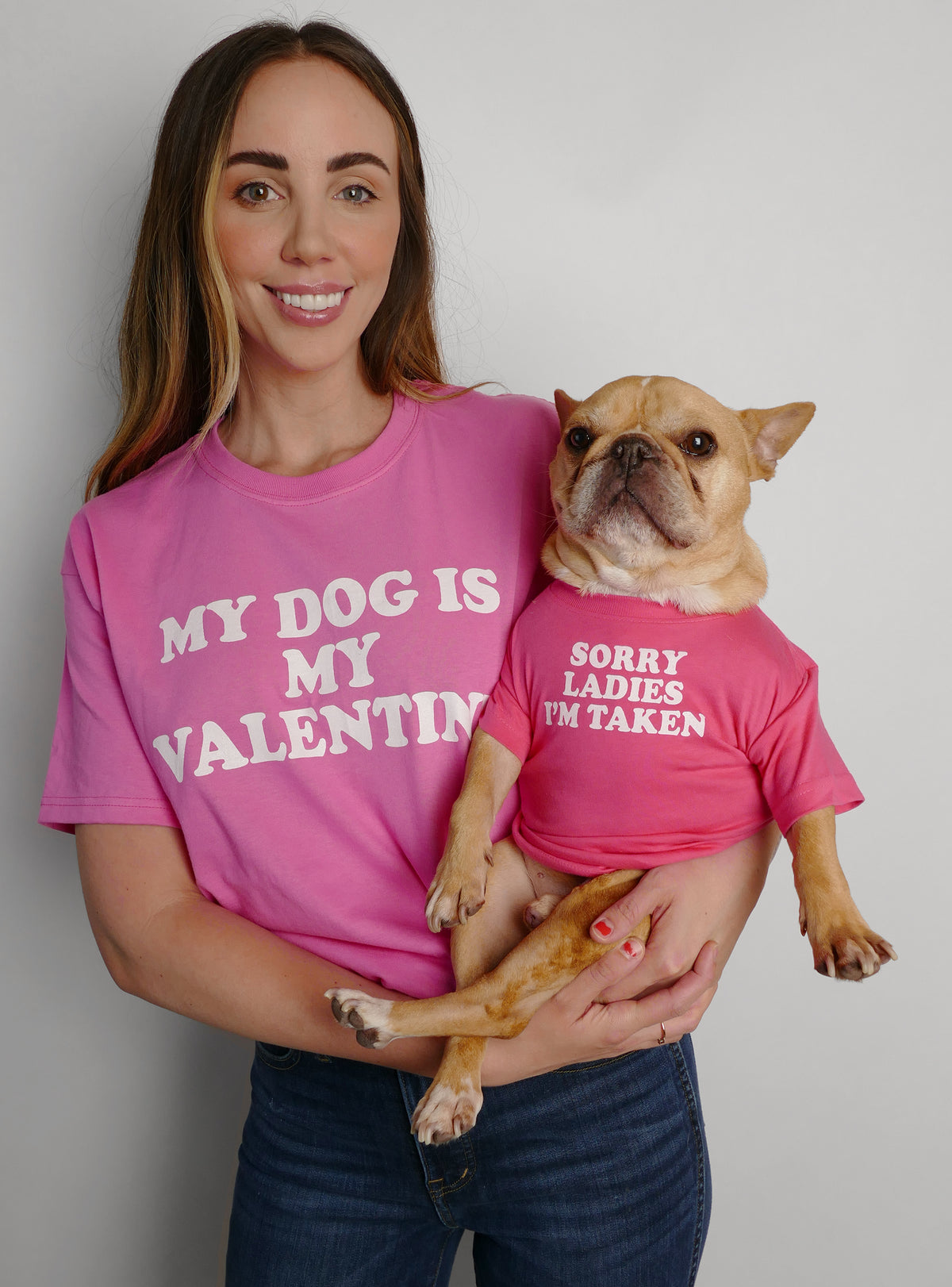 My Dog Is My Valentine Matching T-Shirt Set