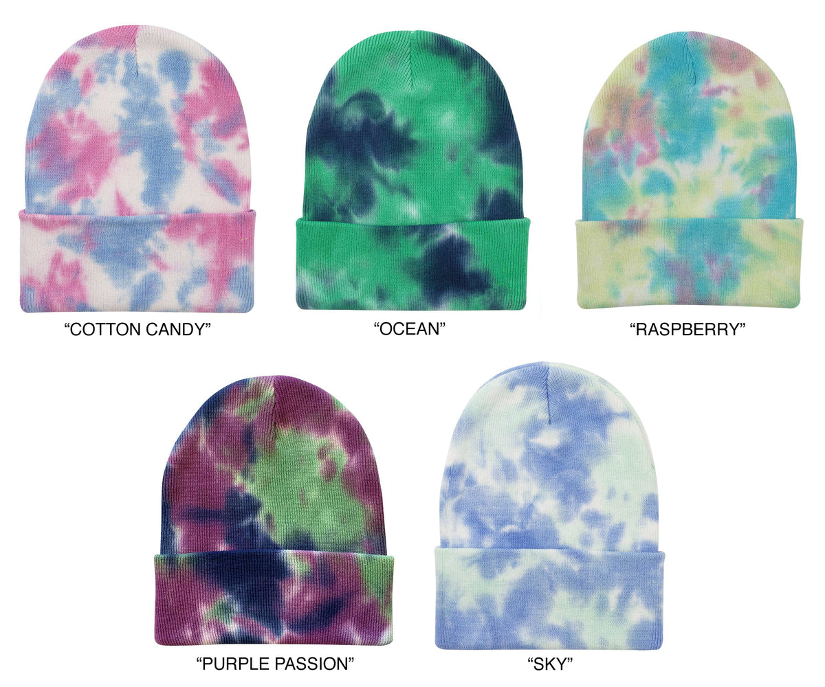 Send Dog Pics Tie Dye Beanie