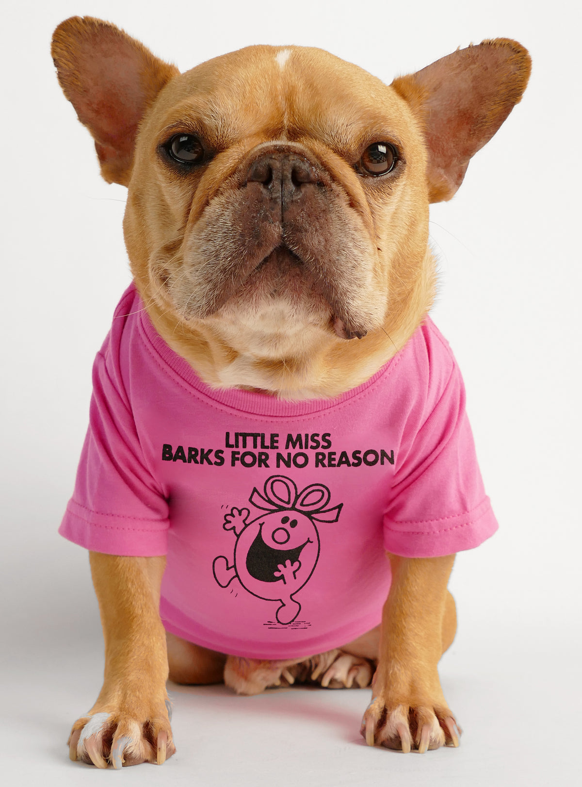 Little Miss Barks For No Reason Dog Tee