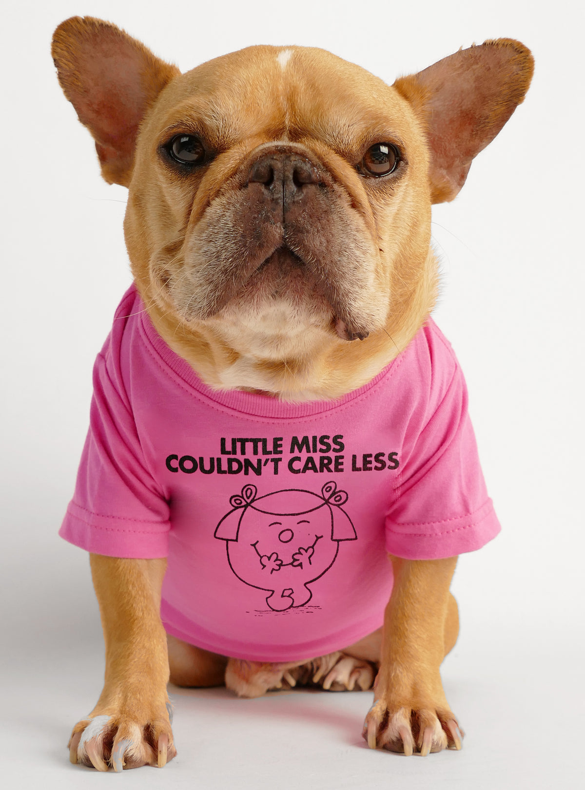 Little Miss Couldn&#39;t Care Less Dog Tee