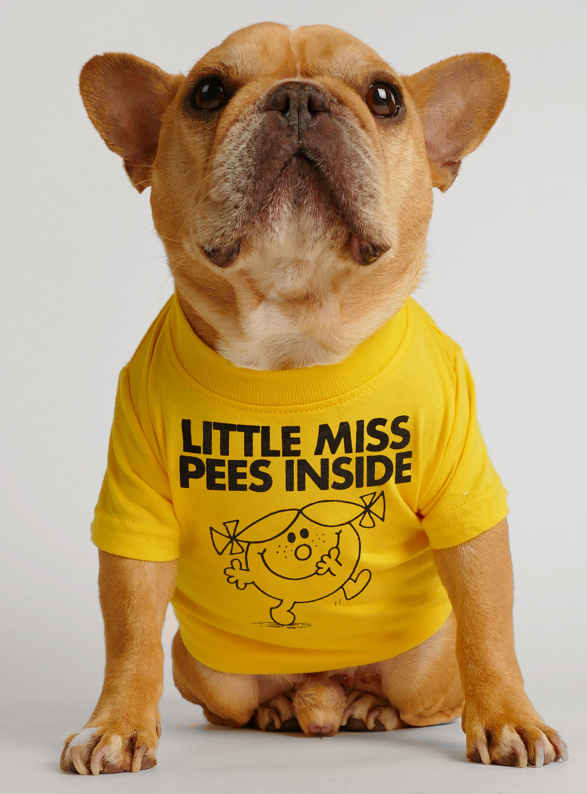 Little Miss Pees Inside Dog Tee